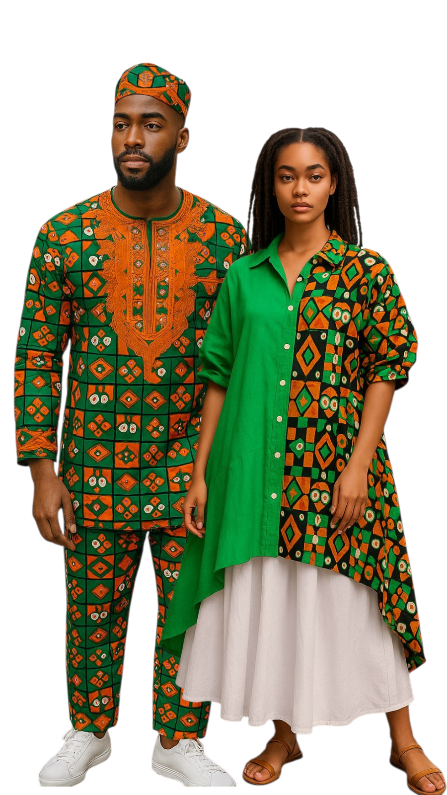 His & Her / Couples Matching Sets-Green