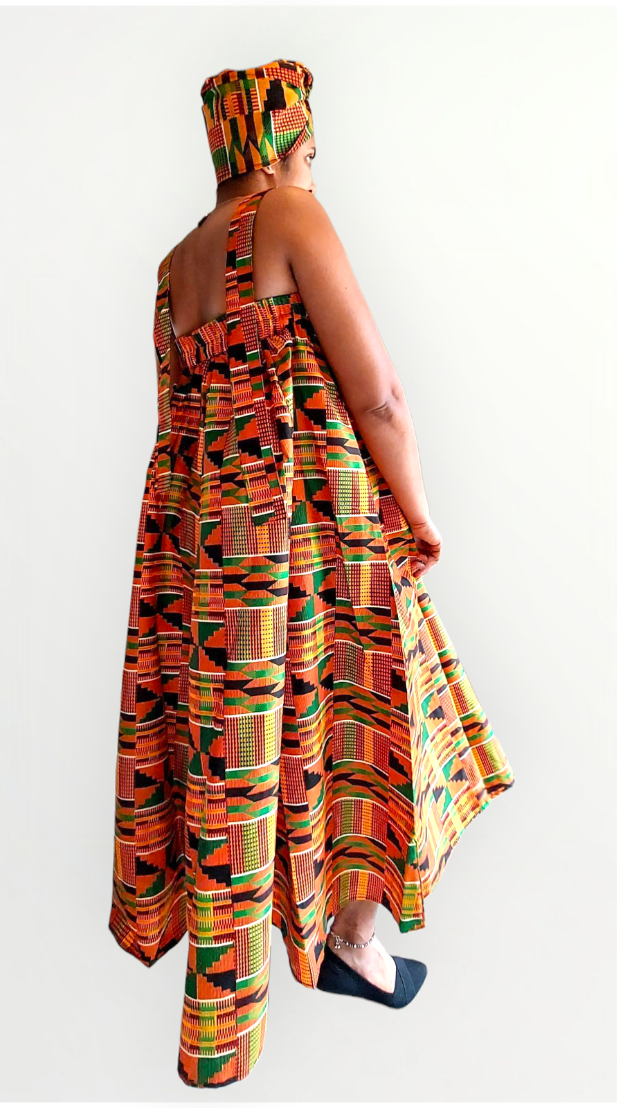 Polly Traditional Kente Print Skirt
