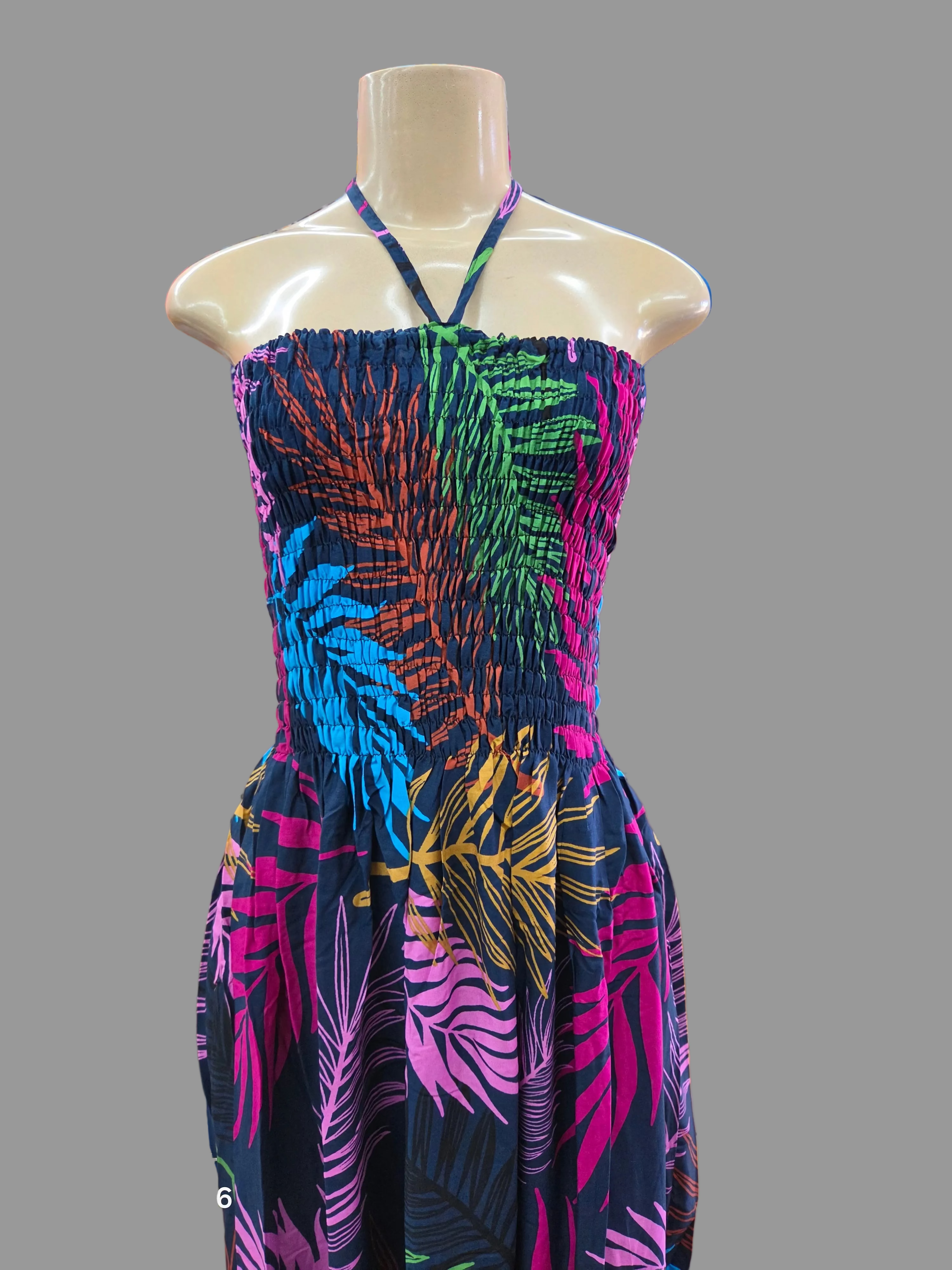 Hawaiian Floral Dress (6-Pack) - 742R