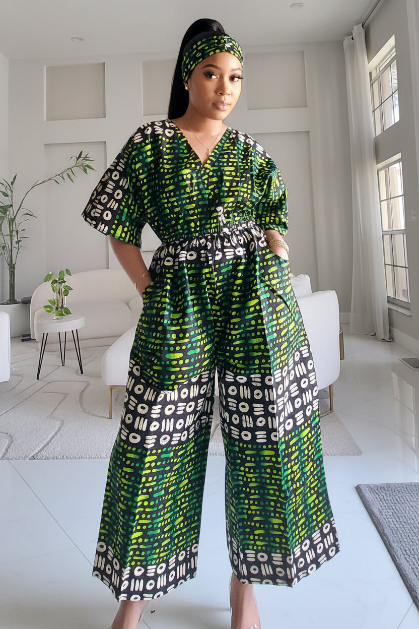 Ankara Wide-Leg Jumpsuit KVZ40 A