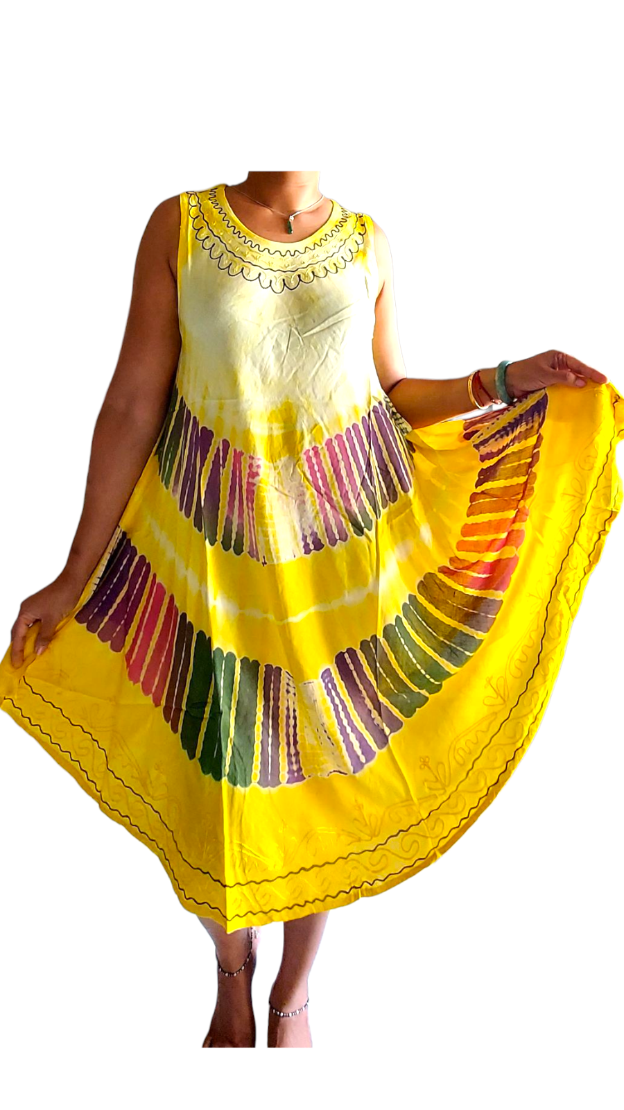 Umbrella Dress/Beach Dress /Tie Dye 501