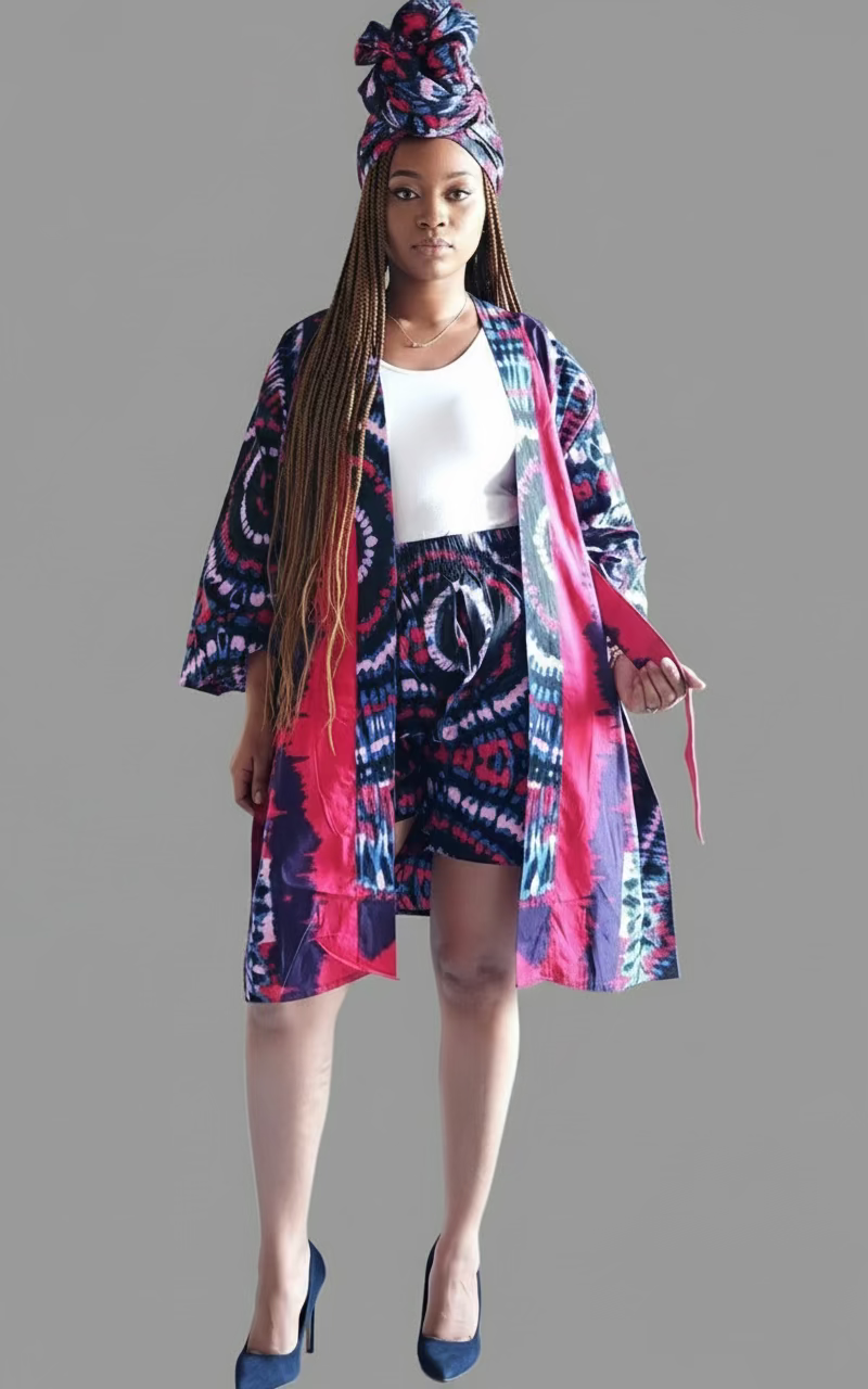 Kimono Shorts Set / Shorts & Kimono 012 G