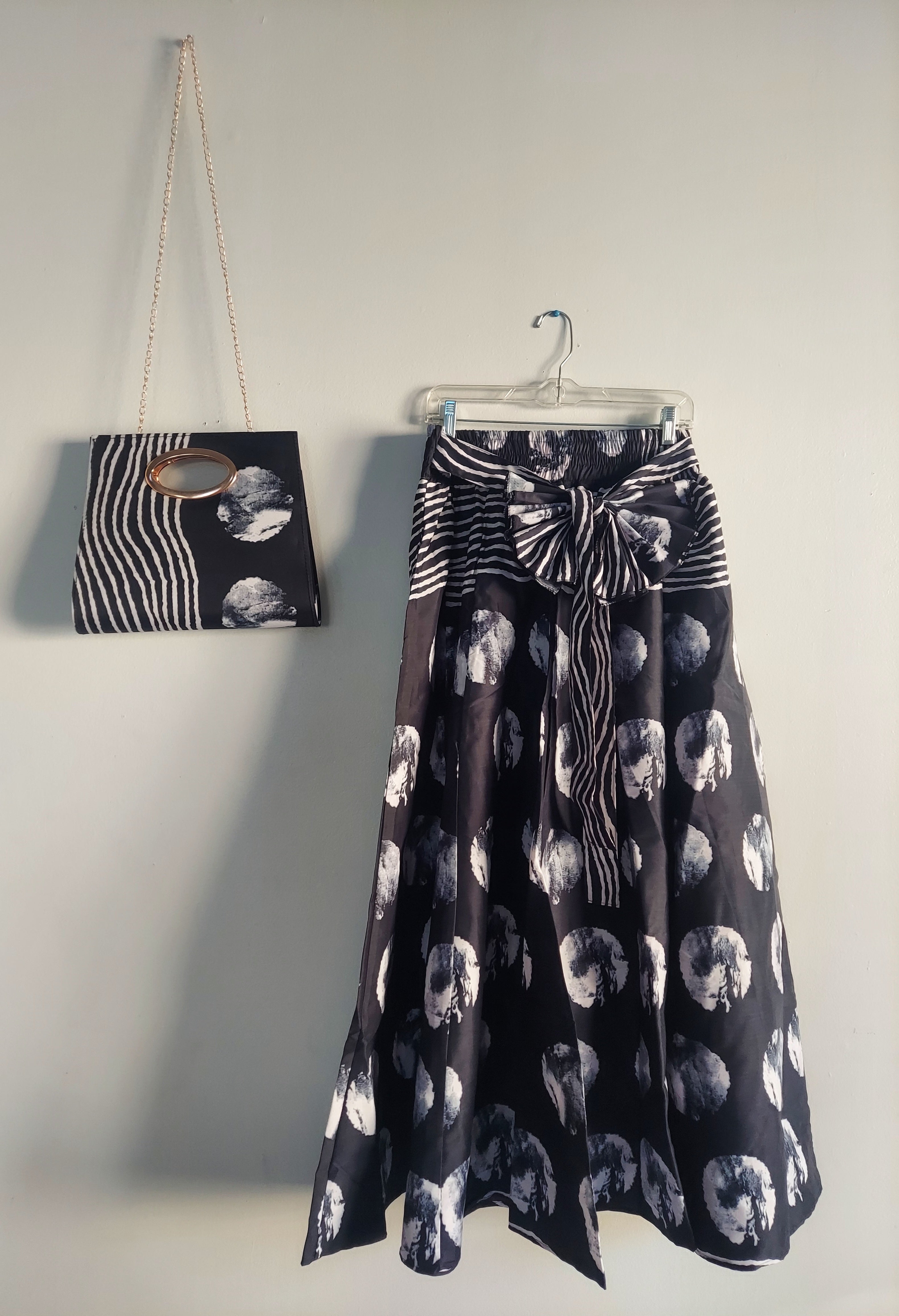 Combo Long Skirt & Pocketbook Set 2027-834