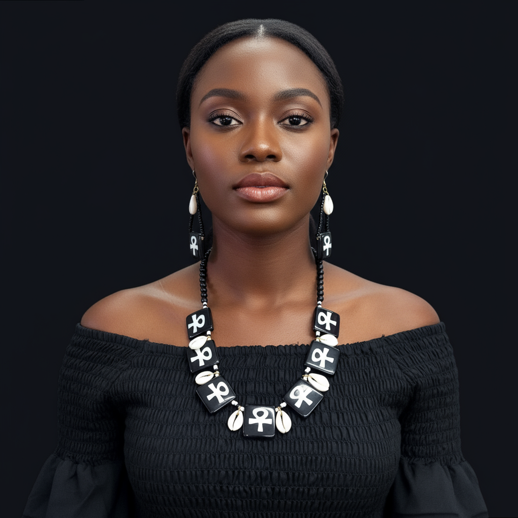 Necklace & Earnings Set -Cowrie Shell