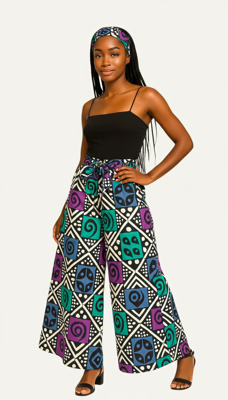 Women Palazzo Pant / Wide Leg Pant -PS13W