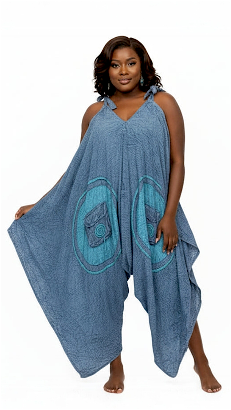 Romper/ Jumpsuit /Blue-Blue- AA21-111