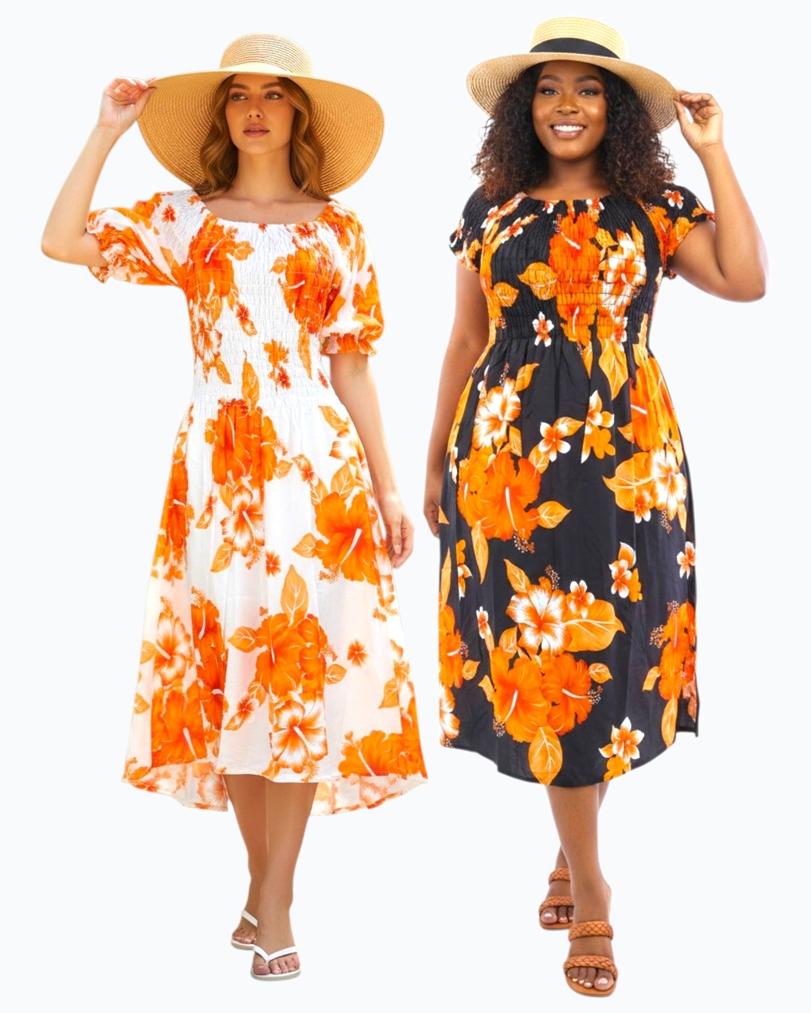 Hawaiian Floral Dress (6-Pack) - 573R