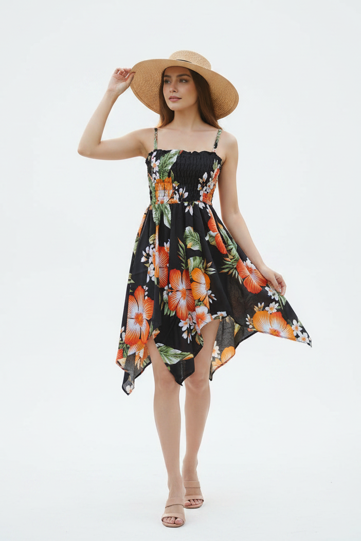 Hawaiian Floral Dress (6-Pack) -536R