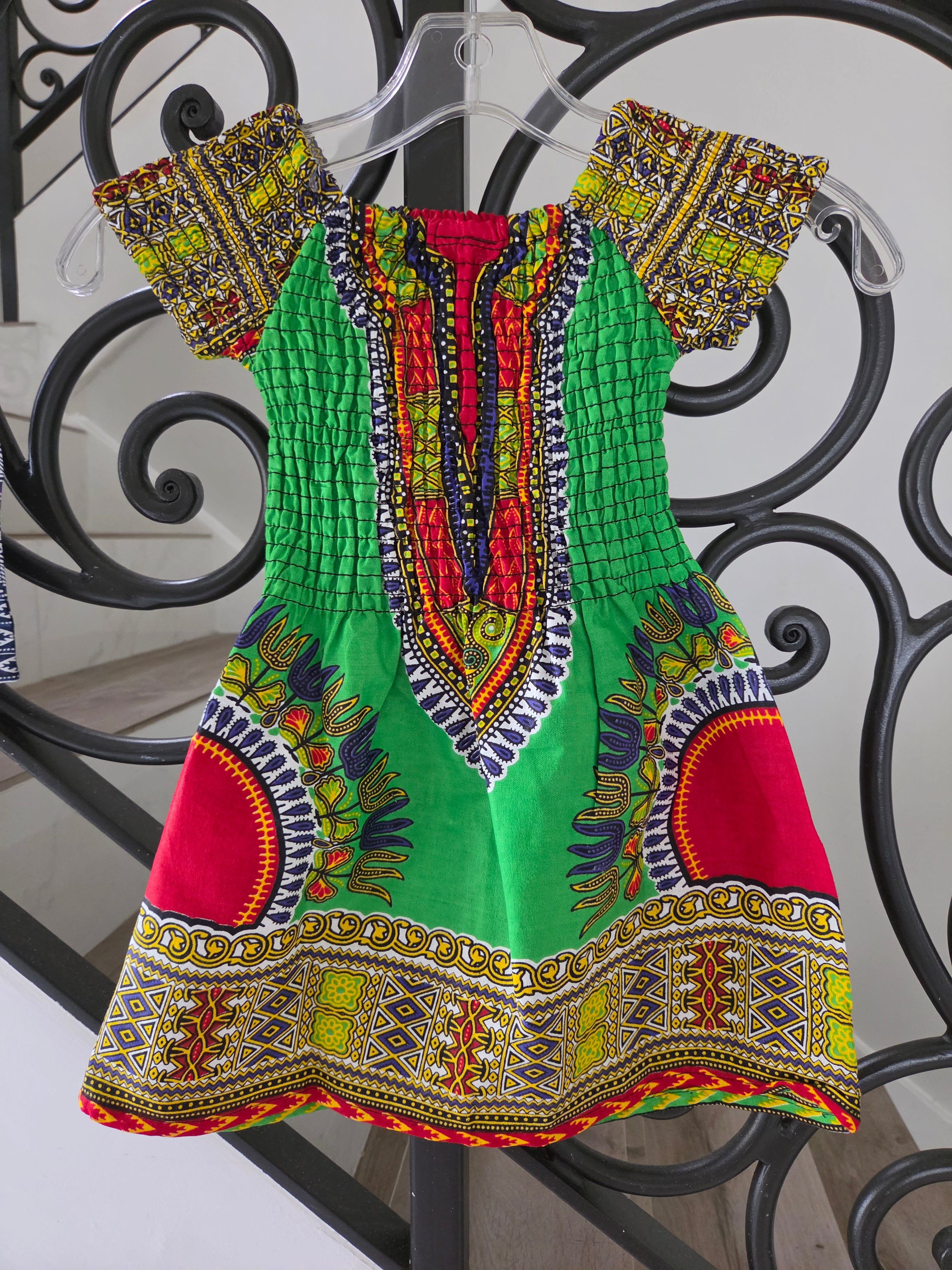 Little Kids / Girls African Dashiki Dresses 112