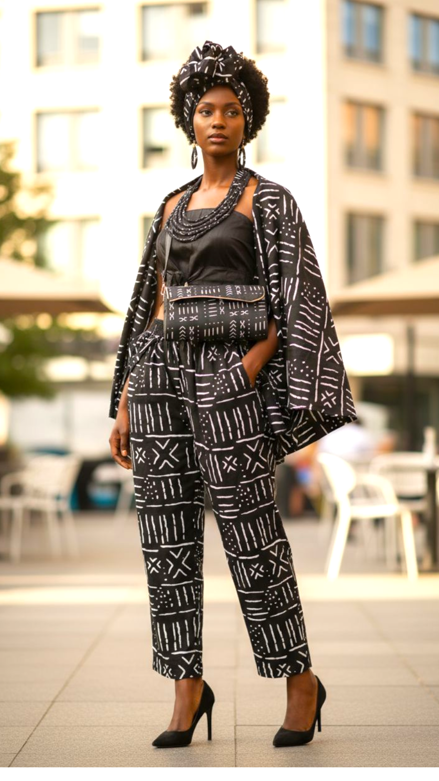 Cape Pant With Scarf / Tribal 25-60