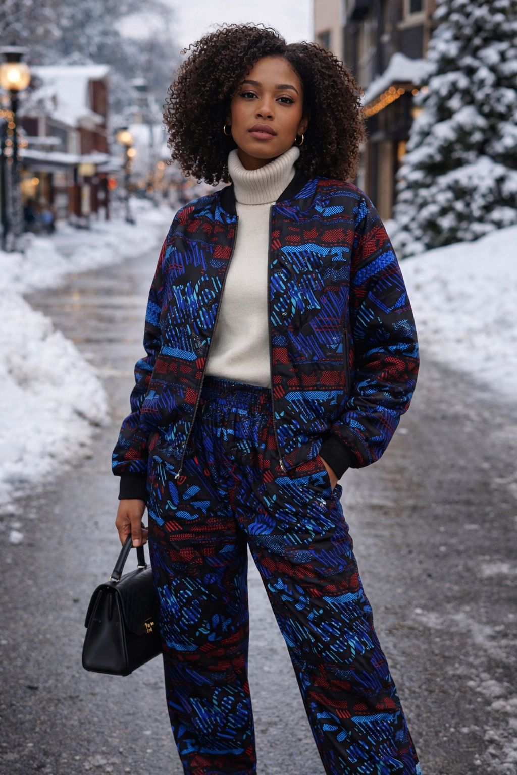 Tracksuit Set / Bomber Jacket & Slacks / Unisex FJ014-D