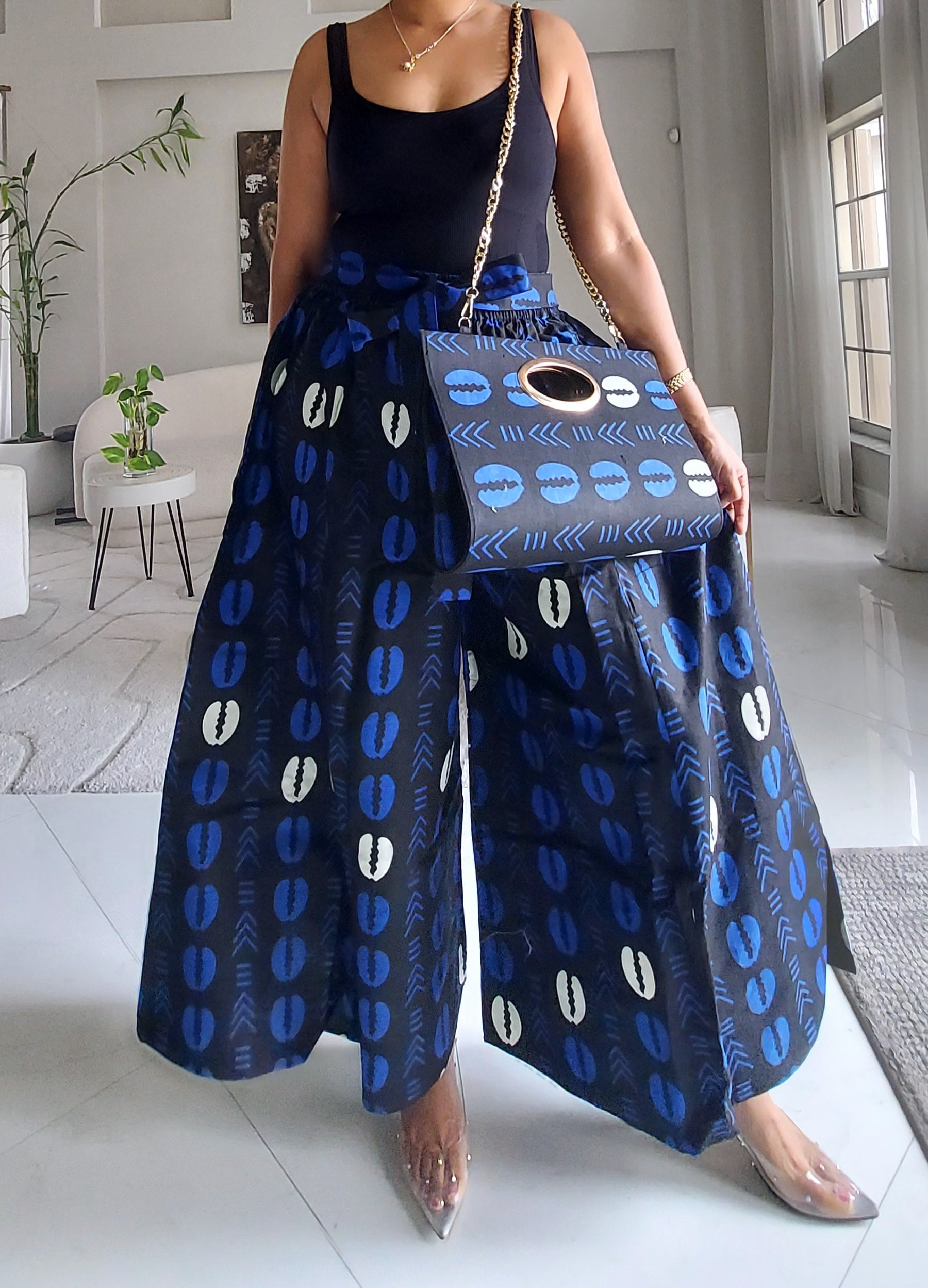 Combo palazzo Pant & Pocketbook Set  PS14 D