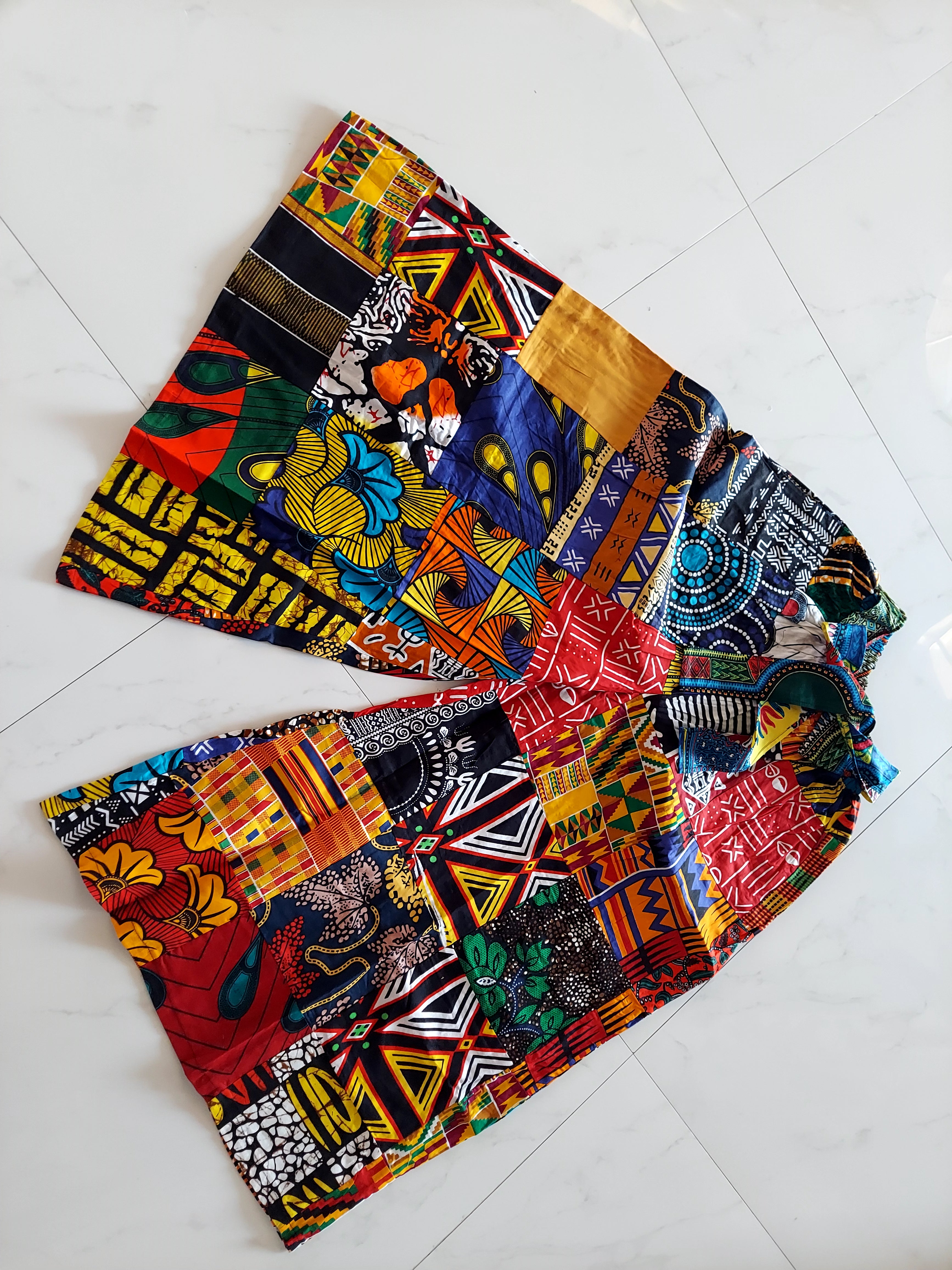 Palazzo Pant Multi Color Patch PS13P