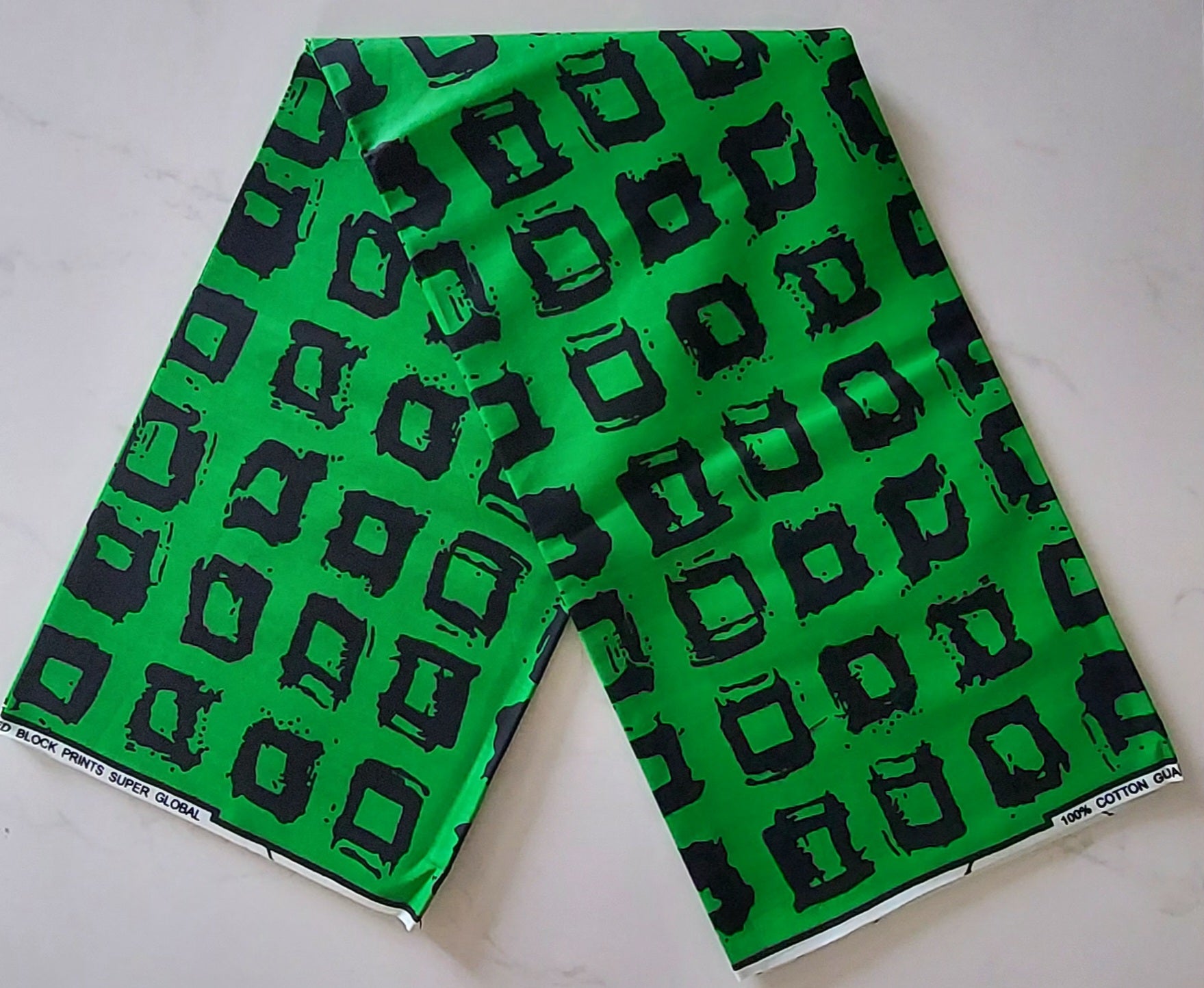 Raw Fabric 6 Yards African Print F-21