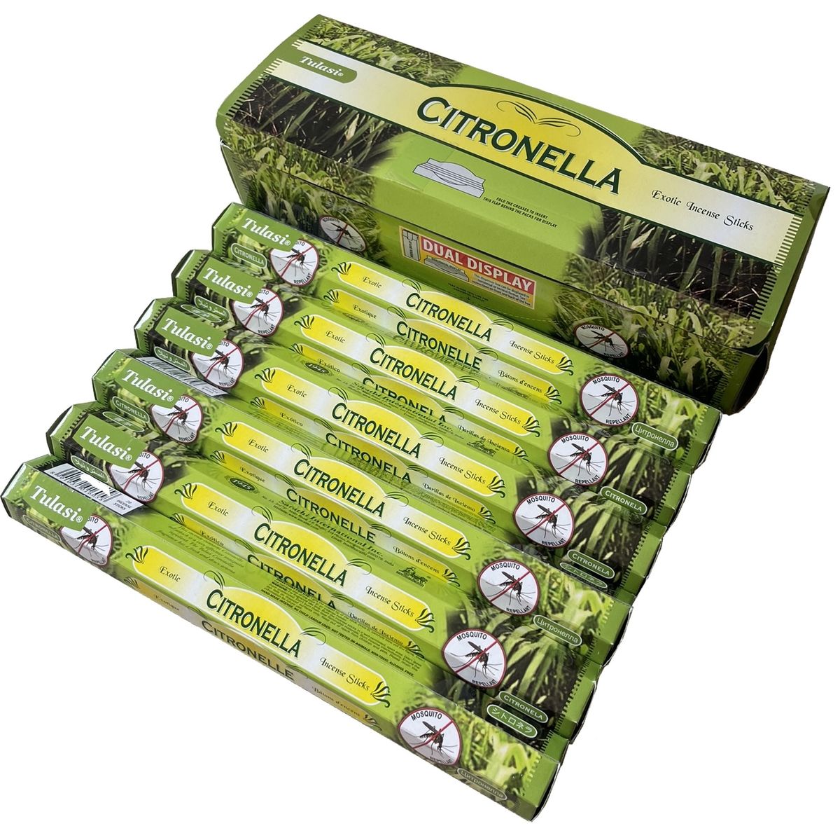 Tulasi Exotic Incense 20 Sticks Hex Box (6pk)