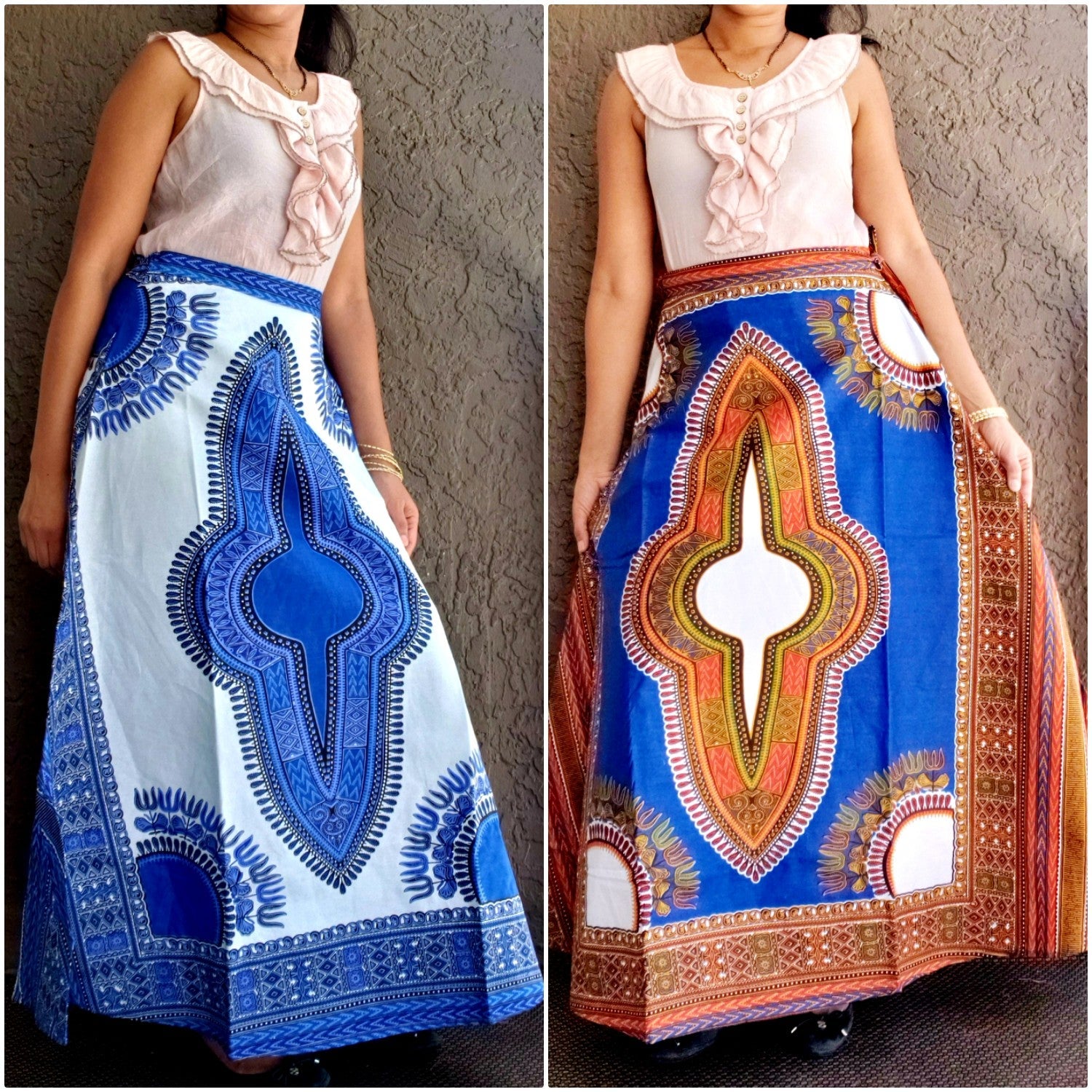 WOMAN LONG WRAP SKIRT