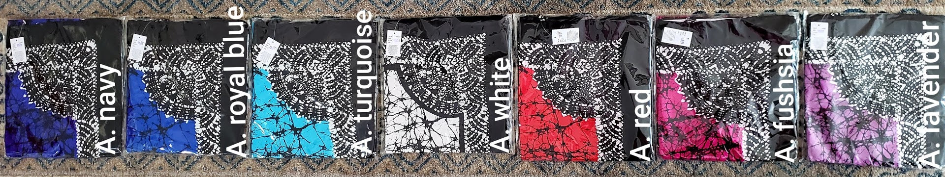 Batik Print Silk Dress- 1601