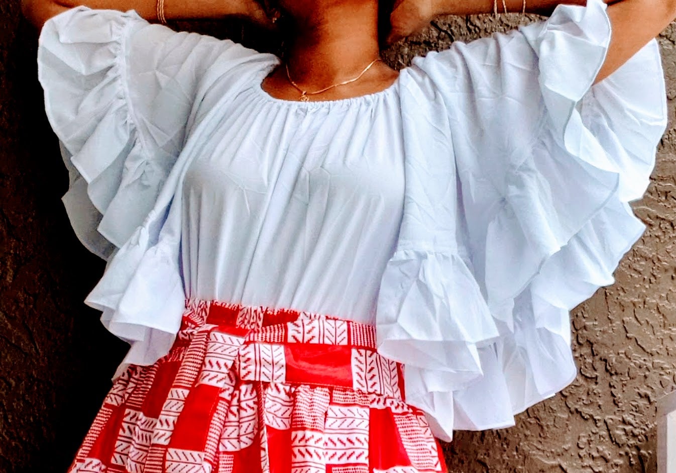   WOMAN SOLID BLOUSE #AA18-40