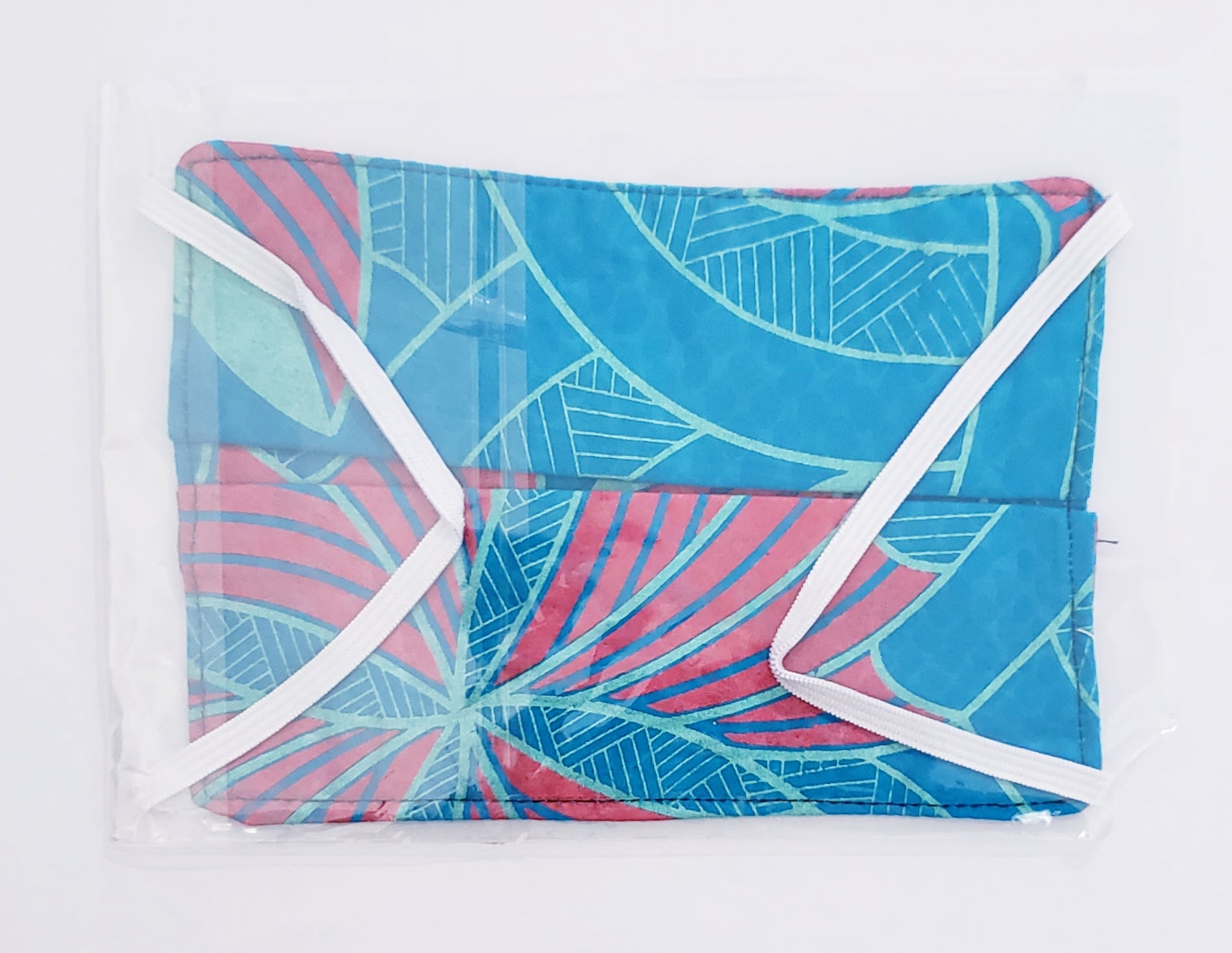 Pleated Cotton Face Mask- Printed