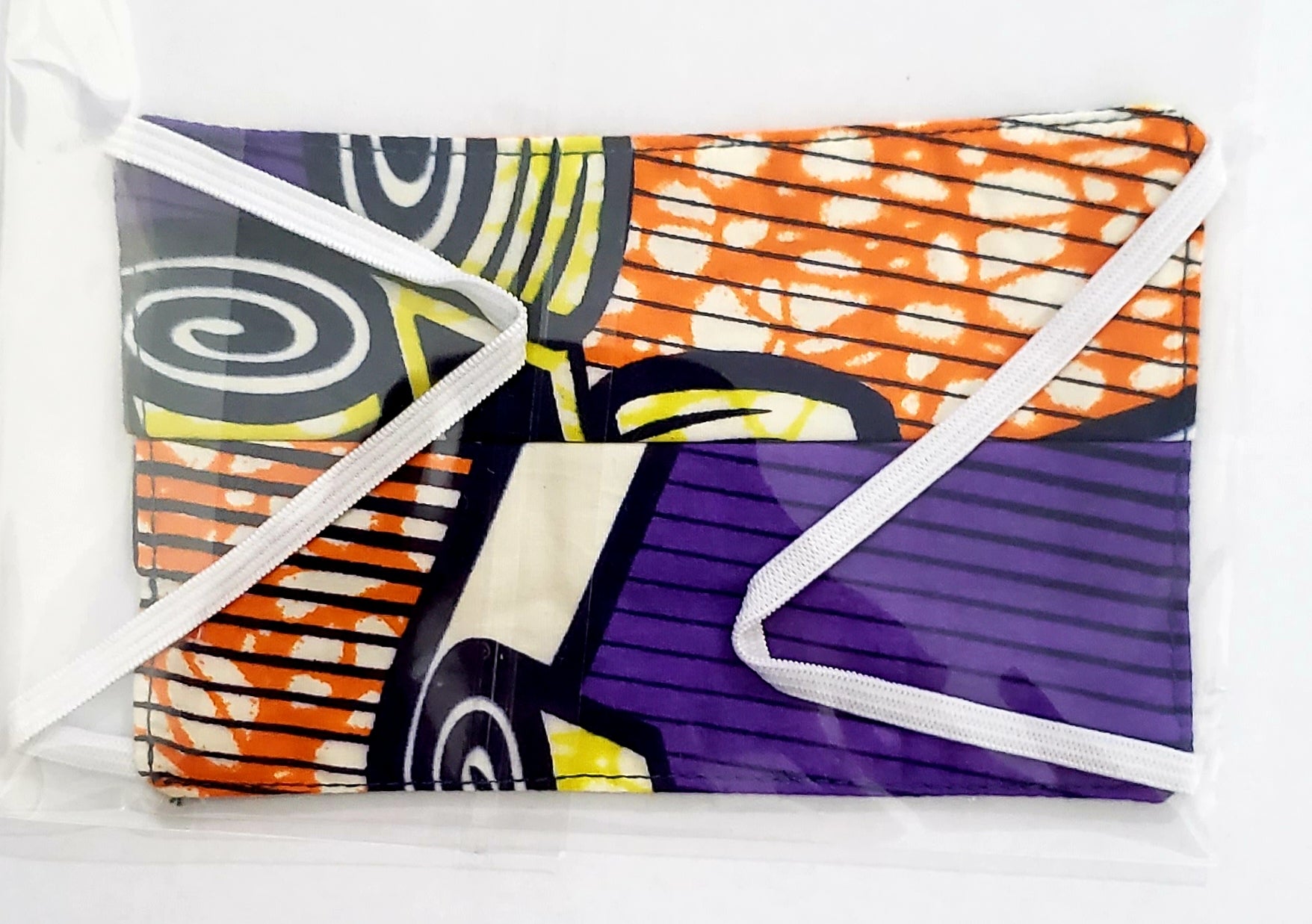 Pleated Cotton Face Mask- Printed