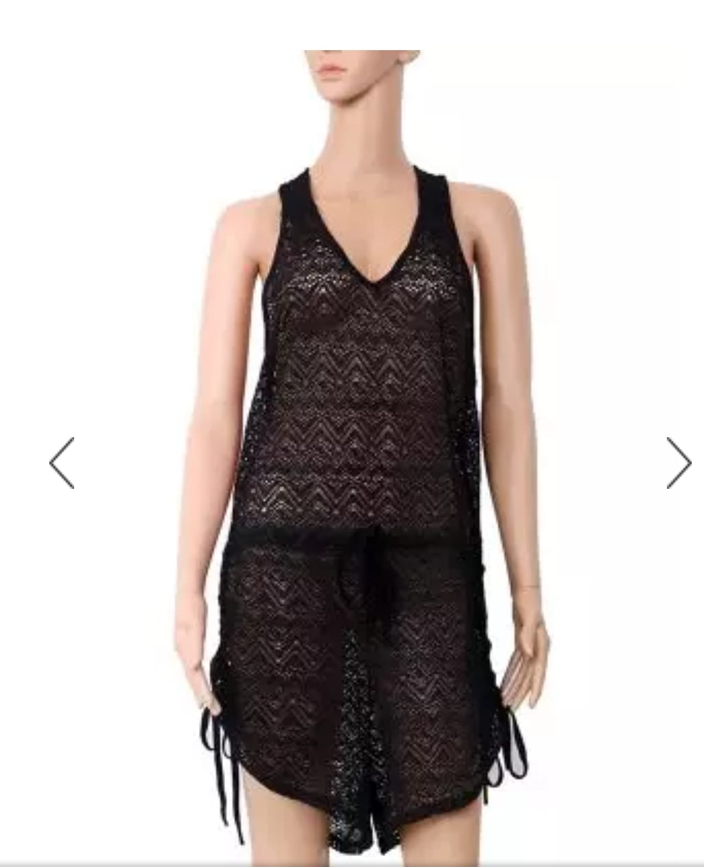 WOMAN MESH ROMPER
