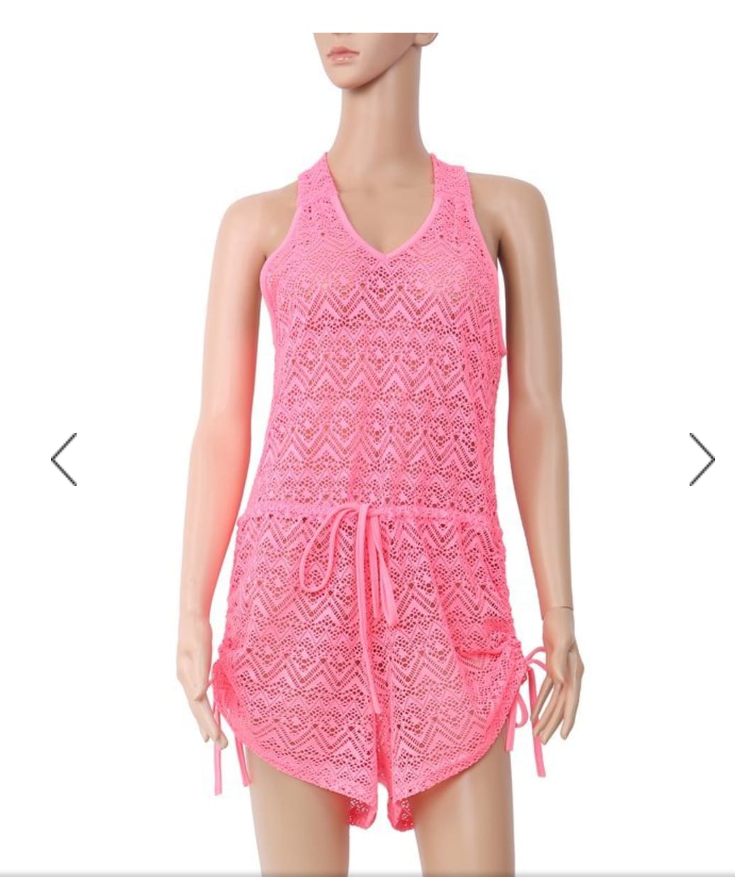 WOMAN MESH ROMPER