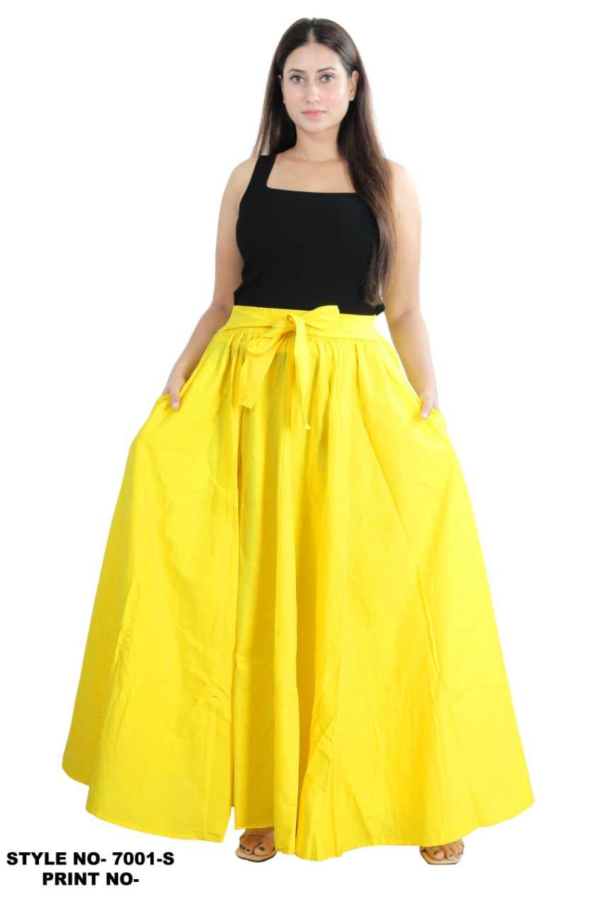Maxi Skirt Yellow -7001