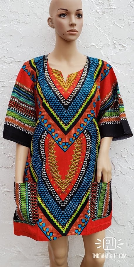 DASHIKI HEART BLOUSE