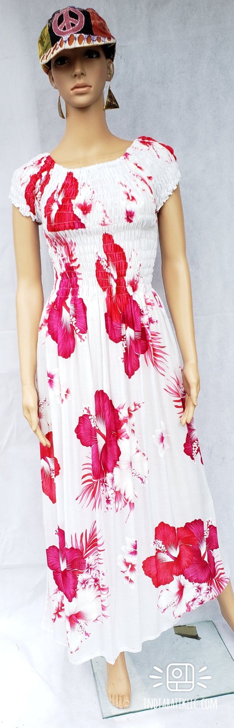 HAWAIIAN FLORAL DRESS