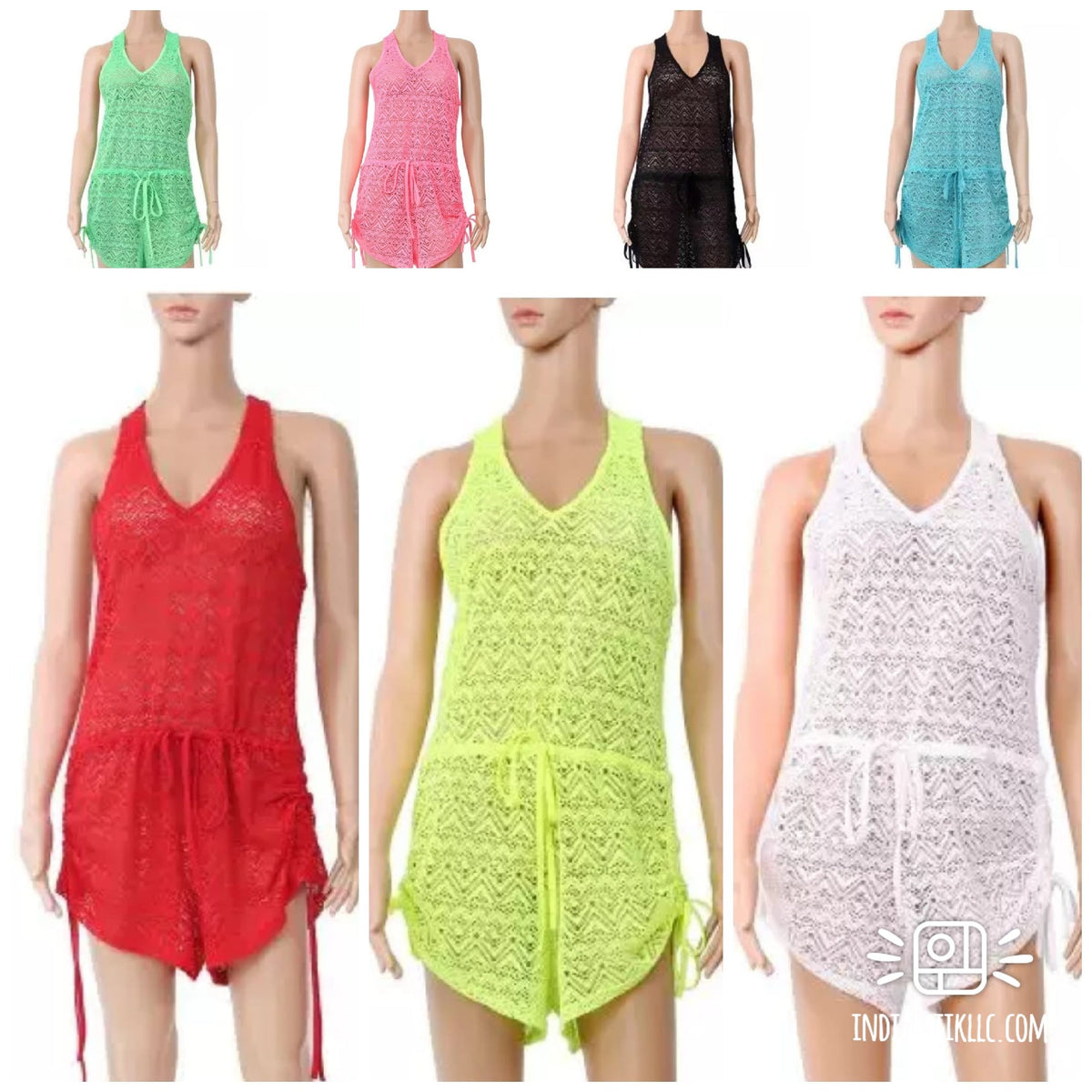 WOMAN MESH ROMPER