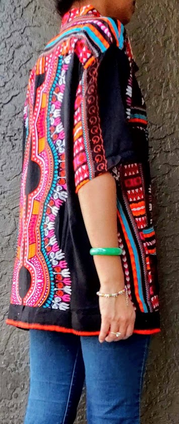 Short Sleeve Dashiki Shirt-AA-363